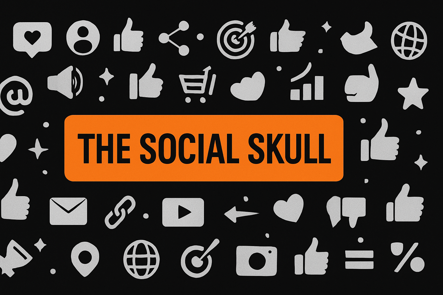 Social Skull Logo